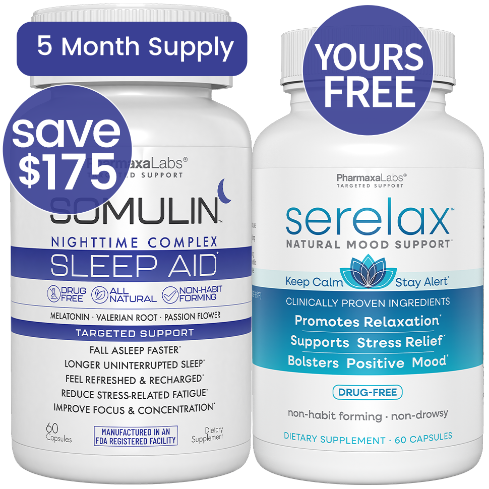 BUY 5 BOTTLES OF SOMULIN <br>+ FREE SERELAX BOTTLE