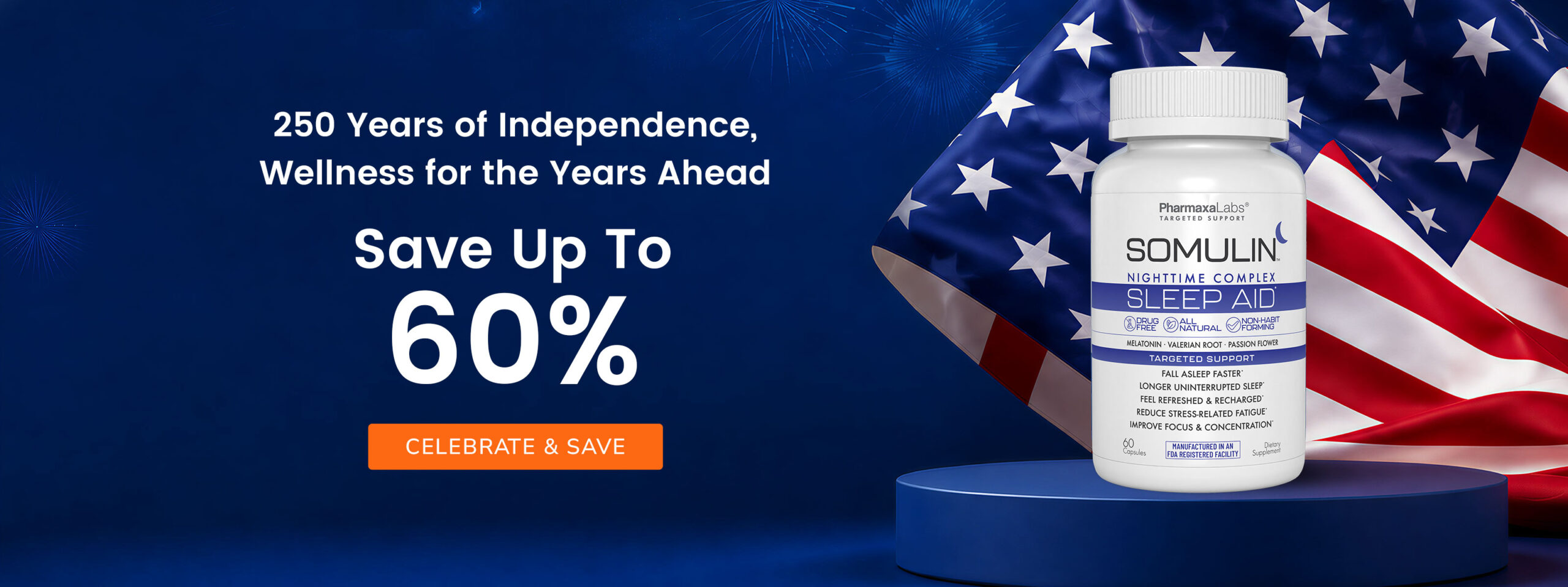 Somulin 4th of July Sale Desktop